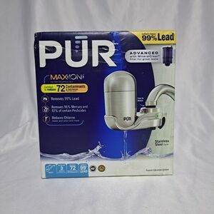PUR Advanced Faucet Water‎ Filter Stainless Steel - Open Box